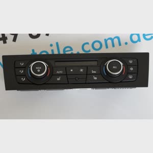 1 x Automatic air conditioning control, 1 x Front plate, contr. auto air conditionerE81 E81 116d N47 HC ECE L N 20090302 E81 116d N47 HC ECE R N 20090302 E81 116i 1.6 N43 N43 HC ECE L N 20070903 E81 116i 1.6 N43 N43 HC ECE R N 20070903 E81 116i 1.6 N45N N45N HC ECE L N 20070903 E81 116i 1.6 N45N N45N HC ECE R N 20070903 E81 116i 2.0 N43 HC ECE L N 20090302 E81 116i 2.0 N43 HC ECE R N 20090302 E81 118d N47 HC ECE L N 20070301 E81 118d N47 HC ECE R N 20070301 E81 118i N43 N43 HC ECE L N 20070301 E81 118i N43 N43 HC ECE R N 20070301 E81 118i N46N N46N HC ECE L N 20070301 E81 118i N46N N46N HC ECE R N 20070301 E81 120d N47 HC ECE L N 20070301 E81 120d N47 HC ECE R N 20070301 E81 120i N43 N43 HC ECE L N 20070301 E81 120i N43 N43 HC ECE R N 20070301 E81 120i N46N N46N HC ECE L N 20070301 E81 120i N46N N46N HC ECE R N 20070301 E81 123d N47S HC ECE L N 20070903 E81 123d N47S HC ECE R N 20070903 E81 130i N52N HC ECE L N 20070301 E81 130i N52N HC ECE R N 20070301  E82 E82 118d N47 Cou ECE L N 20090901 E82 118d N47 Cou ECE R N 20090901 E82 120d N47 Cou ECE L N 20070903 E82 120d N47 Cou ECE R N 20070903 E82 120i N43 N43 Cou ECE L N 20090901 E82 120i N43 N43 Cou ECE R N 20090901 E82 120i N46N N46N Cou ECE L N 20090901 E82 120i N46N N46N Cou ECE R N 20090901 E82 123d N47S Cou ECE L N 20070903 E82 123d N47S Cou ECE R N 20070903 E82 125i N52N Cou ECE L N 20080303 E82 125i N52N Cou ECE R N 20080303 E82 128i N51 N51 Cou USA L N 20080303 E82 128i N52N N52N Cou USA L N 20071203 E82 135i N54 N54 Cou ECE L N 20070903 E82 135i N54 N54 Cou ECE R N 20070903 E82 135i N54 N54 Cou USA L N 20071203 E82 135i N55 N55 Cou ECE L N 20100301 E82 135i N55 N55 Cou ECE R N 20100301 E82 135i N55 N55 Cou USA L N 20100301 E82 M Coupé N54T Cou ECE L N 20110301 E82 M Coupé N54T Cou ECE R N 20110301 E82 M Coupé N54T Cou USA L N 20110301  E87LCI E87LCI 116d N47 SH ECE L N 20090302 E87LCI 116d N47 SH ECE R N 20090302 E87LCI 116i 1.6 N43 N43 SH ECE L N 20070903 E87LCI 116i 1.6 N43 N43 SH ECE R N 20070903 E87LCI 116i 1.6 N45N N45N SH ECE L N 20070301 E87LCI 116i 1.6 N45N N45N SH ECE R N 20070301 E87LCI 116i 2.0 N43 SH ECE L N 20090302 E87LCI 116i 2.0 N43 SH ECE R N 20090302 E87LCI 118d N47 SH ECE L N 20070301 E87LCI 118d N47 SH ECE R N 20070301 E87LCI 118i N43 N43 SH ECE L N 20070301 E87LCI 118i N43 N43 SH ECE R N 20070301 E87LCI 118i N46N N46N SH ECE L N 20070301 E87LCI 118i N46N N46N SH ECE R N 20070301 E87LCI 120d N47 SH ECE L N 20070301 E87LCI 120d N47 SH ECE R N 20070301 E87LCI 120i N43 N43 SH ECE L N 20070301 E87LCI 120i N43 N43 SH ECE R N 20070301 E87LCI 120i N46N N46N SH ECE L N 20070301 E87LCI 120i N46N N46N SH ECE R N 20070301 E87LCI 123d N47S SH ECE L N 20070903 E87LCI 123d N47S SH ECE R N 20070903 E87LCI 130i N52N SH ECE L N 20070301 E87LCI 130i N52N SH ECE R N 20070301  E88 E88 118d N47 Cab ECE L N 20080901 E88 118d N47 Cab ECE R N 20080901 E88 118i N43 N43 Cab ECE L N 20080303 E88 118i N43 N43 Cab ECE R N 20080303 E88 118i N46N N46N Cab ECE L N 20080901 E88 118i N46N N46N Cab ECE R N 20080901 E88 120d N47 Cab ECE L N 20080303 E88 120d N47 Cab ECE R N 20080303 E88 120i N43 N43 Cab ECE L N 20071203 E88 120i N43 N43 Cab ECE R N 20071203 E88 120i N46N N46N Cab ECE L N 20071203 E88 120i N46N N46N Cab ECE R N 20071203 E88 123d N47S Cab ECE L N 20080901 E88 123d N47S Cab ECE R N 20080901 E88 125i N52N Cab ECE L N 20071203 E88 125i N52N Cab ECE R N 20071203 E88 128i N51 N51 Cab USA L N 20080303 E88 128i N52N N52N Cab USA L N 20071203 E88 135i N54 N54 Cab ECE L N 20080303 E88 135i N54 N54 Cab ECE R N 20080303 E88 135i N54 N54 Cab USA L N 20080303 E88 135i N55 N55 Cab ECE L N 20100301 E88 135i N55 N55 Cab ECE R N 20100301 E88 135i N55 N55 Cab USA L N 20100301